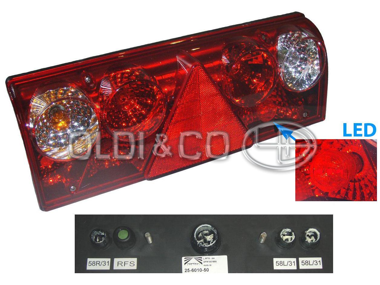 13.032.06121 Optics and bulbs → Rear lamp