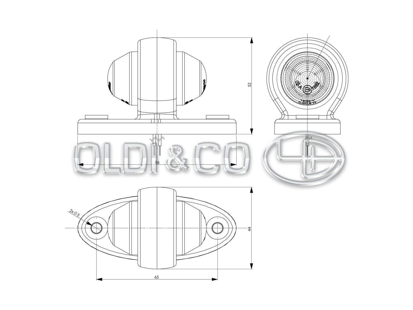 13.003.24271 / 
       
                          Outline marking light, LED